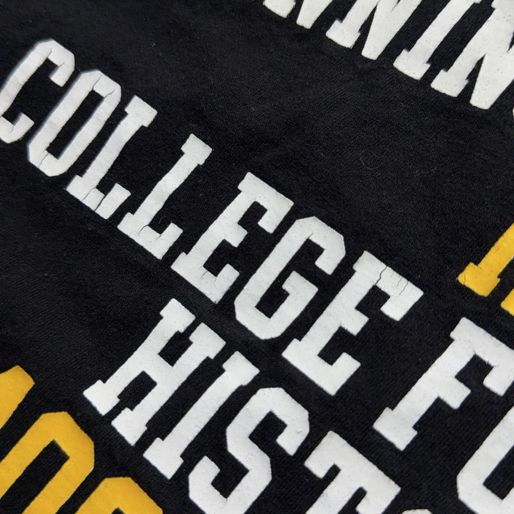 Champion Eddie Robinson Museum T-Shirt Men's S Black Collegiate Grambling Tee - Picture 10 of 13